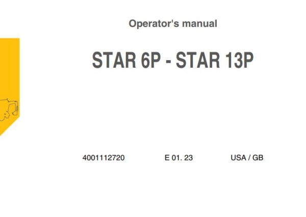 Haulotte Vertical Mast STAR 6P 13P Operators Manual EN DE