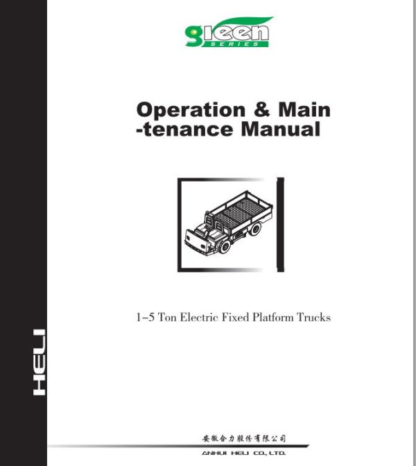 Heli Platform Truck G Series 1 5t Operation and Maintenance Manual