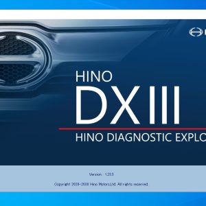 Hino Diagnostic Explorer 3 Hino DXIII Ver.1.23.3 03.2023 Diagnostic Software 1