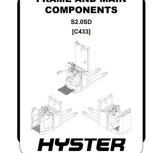 Hyster Class 3 C433 S2.0SD Europe Service Repair Manual PDF