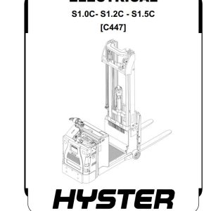 Hyster Class 3 C447 S1.0C to S1.5C Service Repair Manual PDF