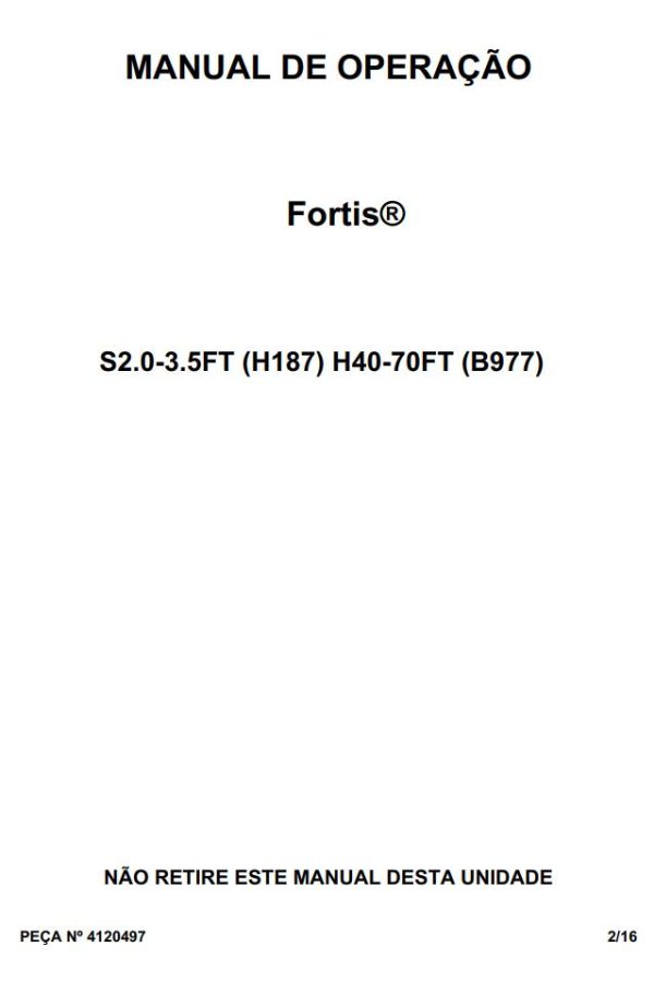 Hyster Class 5 B977 Operator Manual PT PDF