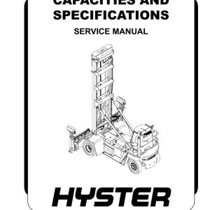 Hyster Class 5 F214 Service Repair Manual PDF