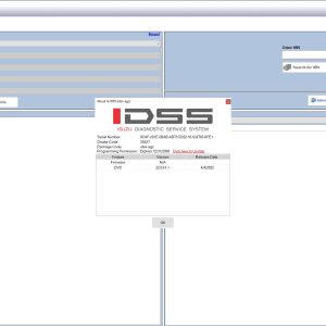 Isuzu Global Export G IDSS 04.2022 Service System Diagnostic Software 1
