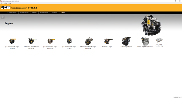 JCB ServiceMaster4 05.2023 V23.4.2 Diagnostic Software 16