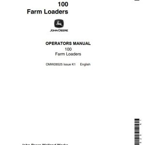 John Deere Farm Loaders 100 Operators Manual