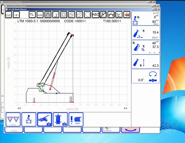 Liebherr LICCON Universal Work Planner V6.23 07.2023 LTM 1050 3.1 50 Ton 3