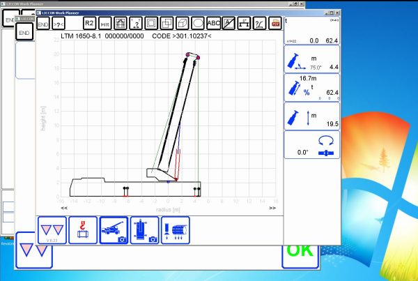 Liebherr LICCON Universal Work Planner V6.23 07.2023 LTM 1650 8.1 650 Ton 4