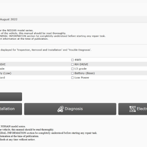 Nissan Ariya FE0 2022 2023 Workshop Manual Electrical Wiring Diagrams 1