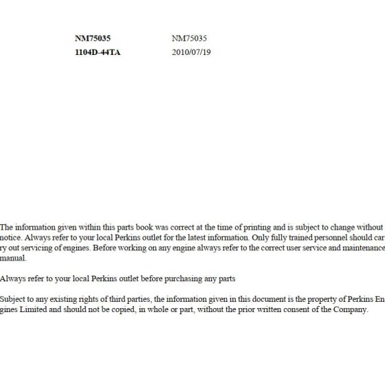 Nissan Engine K15 K21 K25 Parts Manual