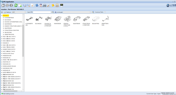 SAIC MOTOR EPC Update 05.2023 Electronic Parts Catalog 3