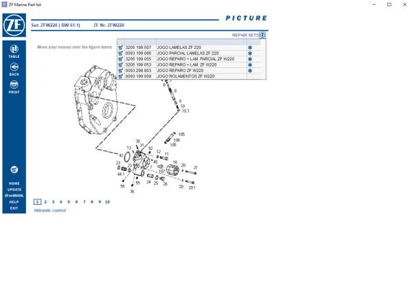 ZF Marine EPC 05.2023 Parts List Catalogue 6