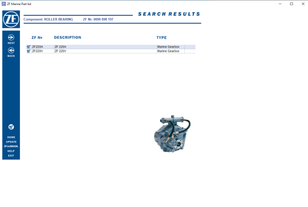 ZF Marine EPC 05.2023 Parts List Catalogue 7