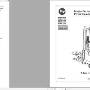 BT Forklift LSR1200LSV1250 LSV1600LST1350LSF1250 Master Service Manual