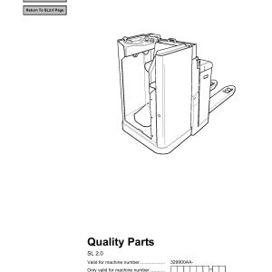 BT Forklift SL 2.0 Parts Catalog