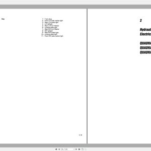 Claas QUADRANT VARIANT ROLLANT MARKANT 00 0185 371 5 Hydraulics Elektrics en 2