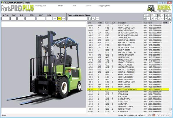 Clark ForkLift Parts Pro Plus EPC v538 06.2023 Spare Parts Catalog 2