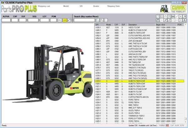 Clark ForkLift Parts Pro Plus EPC v538 06.2023 Spare Parts Catalog 3