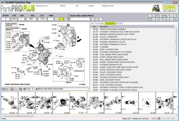 Clark ForkLift Parts Pro Plus EPC v538 06.2023 Spare Parts Catalog 6