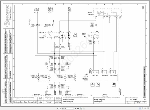 Grove Crane GMK6300L 2021 Service Manual Diagram 1