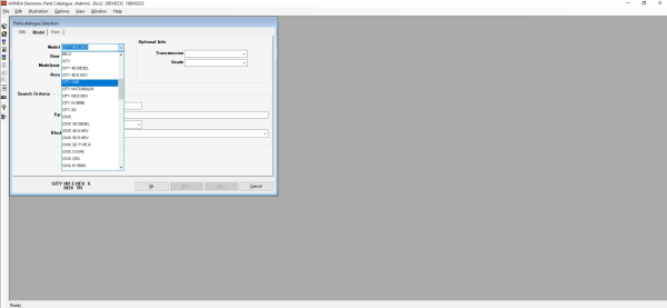 HONDA EPC GENERAL 07.2023 SPARE PARTS CATALOG DVD 3
