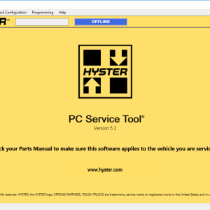Hyster PC Service Tool v5.2 2023 Diagnostic Software 18ff1033cd0c402f3