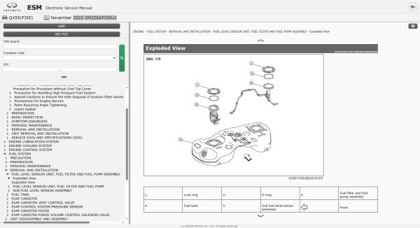 Infiniti QX55 FJ55 Electronic Service Manual 2022 1