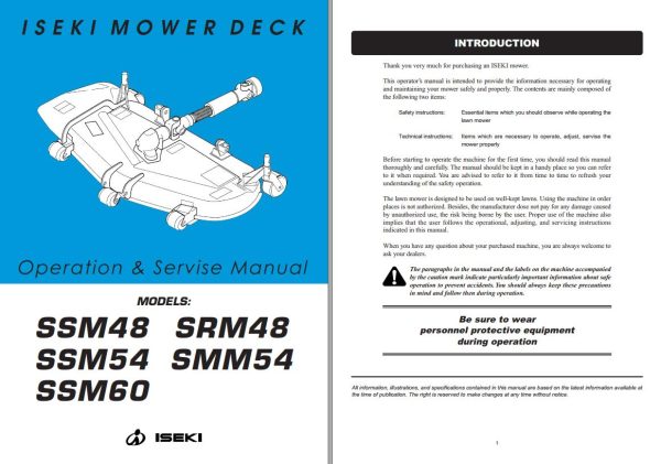 Iseki Tractors 2.35 GB Parts Manual Operators Manual 2