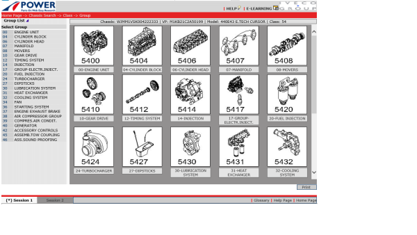 Iveco Power Trucks Bus Q1 2023 EPC Spare Parts Catalog DVD 5