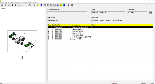 JUNGHEINRICH JETI ForkLift ET v4.37 Updated 498 07.2023 Spare Parts Catalog 8 1