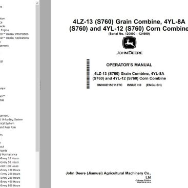 John Deere 7520 Tractor Pdf Manual Del Operador ES