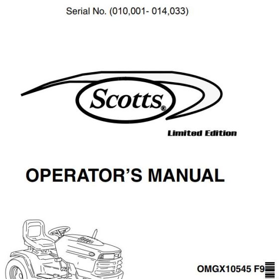 John Deere Lawn Tractor LTR180 Operator's Manual