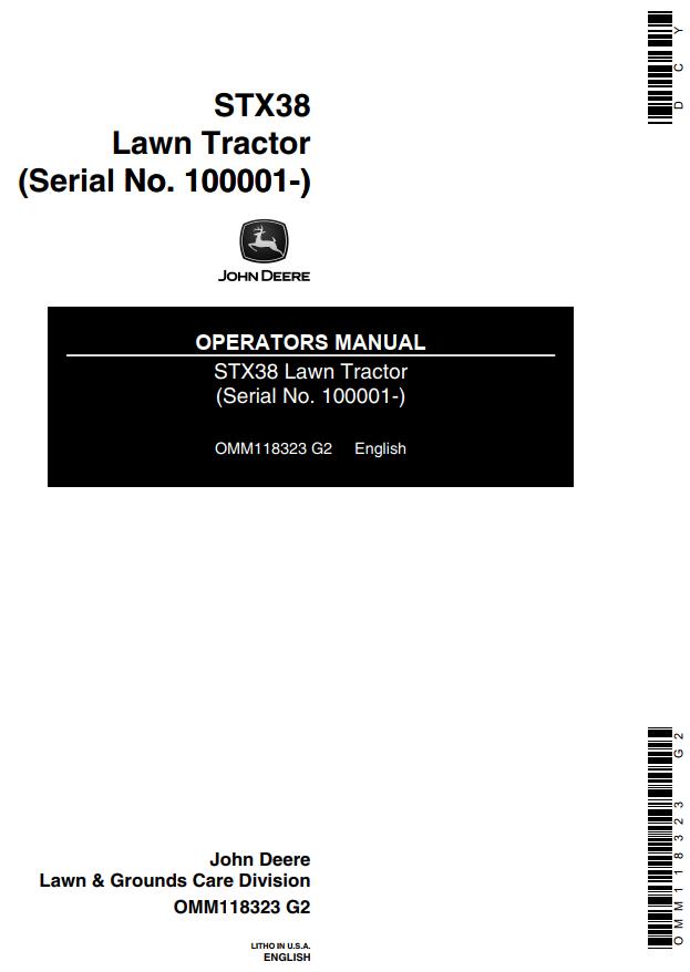JOHN DEERE STX38 SERVICE MANUAL PDF visual data 6