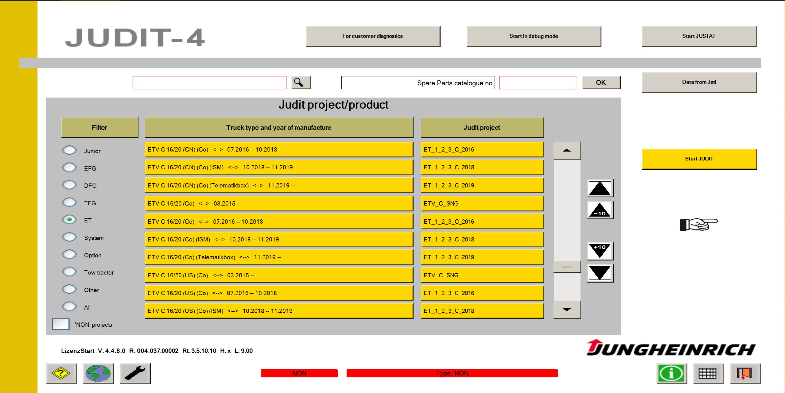 Jungheinrich JETI Judit ForkLift v4.37.002 02.2023 Diagnostic Software 1