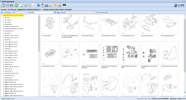 SAIC MOTOR EPC Update 06.2023 Electronic Parts Catalog 4