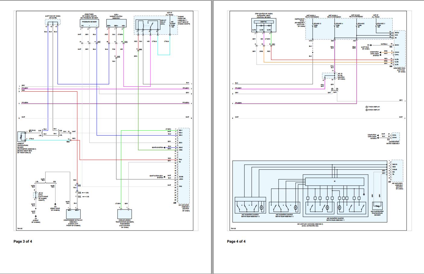 Toyota Camry 2022 Electrical Wiring Diagrams
