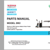 Unicarrier Forklift Claas I V Parts Catalog Service Manual 1