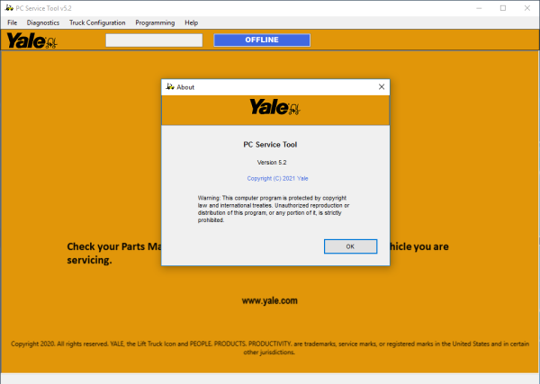 Yale PC Service Tool v5.2 2023 Diagnostic Software 4