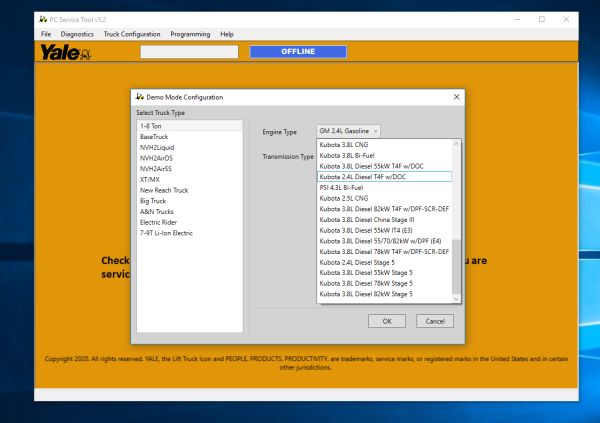 Yale PC Service Tool v5.2 2023 Diagnostic Software 5