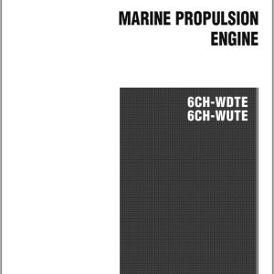 Yanmar Marine Propulsion Engine 6CH WDTE 6CH WUTE Operation Manual