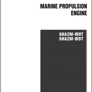 Yanmar Marine Propulsion Engine 6HA2M WHT 6HA2M WDT Operation Manual