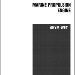 Yanmar Marine Propulsion Engine 6HYM WET Operation Manual