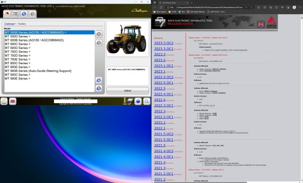 AGCO EDT V1.124.23178.1116 07.2023 Diagnostic Software 2