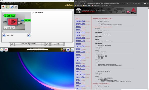 AGCO EDT V1.124.23178.1116 07.2023 Diagnostic Software 4