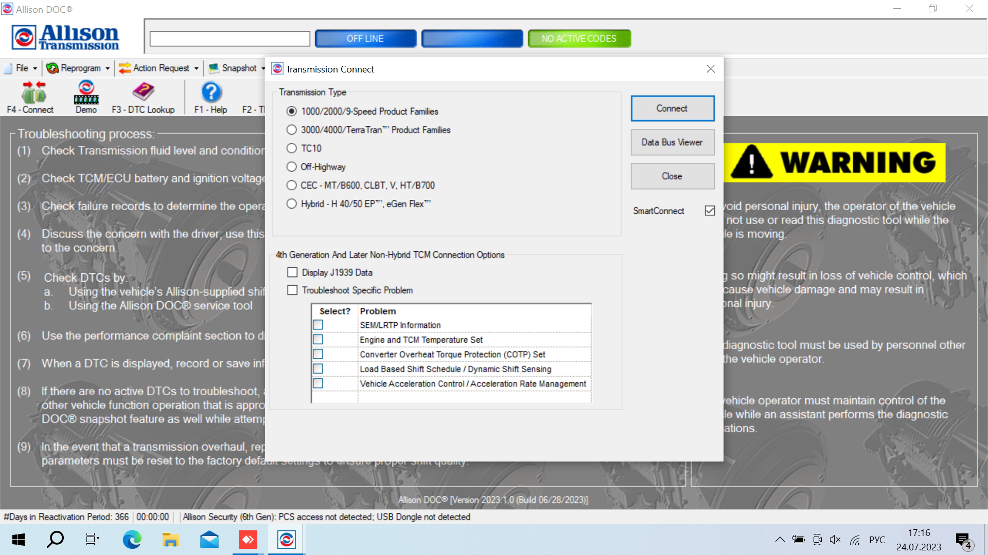 Allison Diagnostic Tool DOC 2023 v1 Install By Remote How To Install