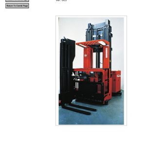 BT Forklift CTX 1300SEi 1300SEiSF Training Material