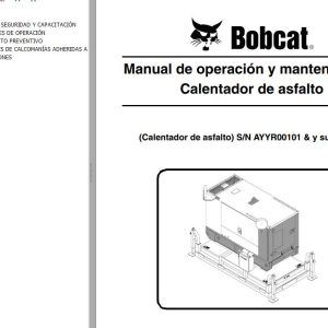 Bobcat Asphalt Heater Operation Maintenance Manual 6990458 ES