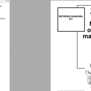 Bobcat Backhoe 811 Operation Maintenance Manual ES