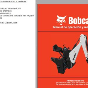 Bobcat Backhoe 8811 Operation Maintenance Manual ES