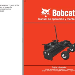 Bobcat Blade Box Operation Maintenance Manual ES